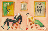 All'esposizione d'arte - Nils von Dardel s.d.
